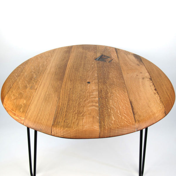Whiskey Barrel Lid Coffee Table Ø66cm 