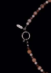Melissa Handmade Pearl Necklace - Natural & Freshwater Pearls Stainless Steel Clasp — Ansicht 3