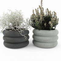 Flori Blumentopf Ø10cm Beton – Handgefertigt Robust Wasserdicht — Ansicht 2