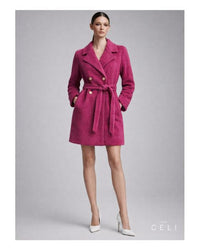 Coat Noeli A-line wool-blend sustainable | Aline CELI — Ansicht 1