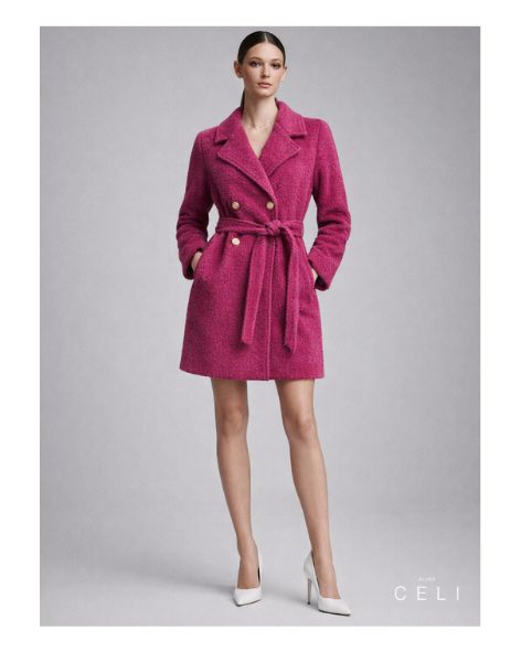 Coat Noeli A-line wool-blend sustainable | Aline CELI — Ansicht 1
