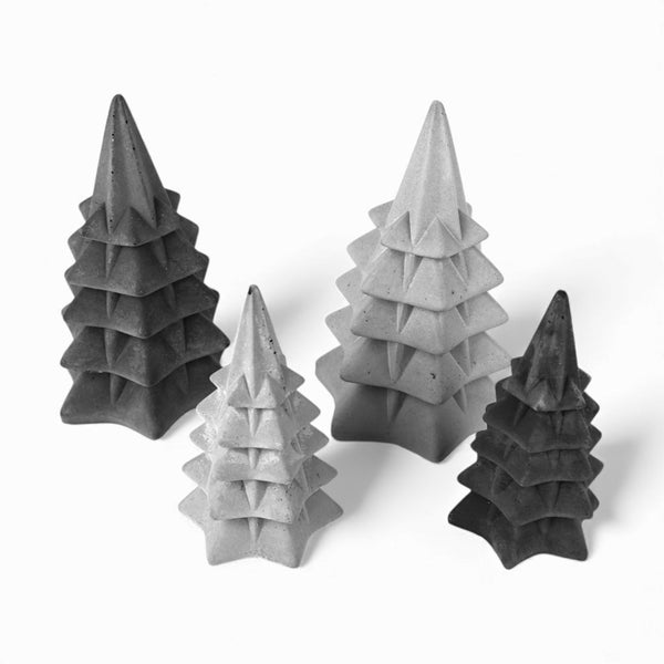 Greni Weihnachtsbaum aus Beton – modern, in zwei Größen