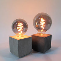Vespera Concrete Table Lamp 10x10cm – Grey or Anthracite with Dimmer — Ansicht 12