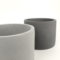 Betongefäß „Fuego“ Wasserdicht Innen & Außen 15×15×12 cm Grau Anthrazit — Ansicht 2