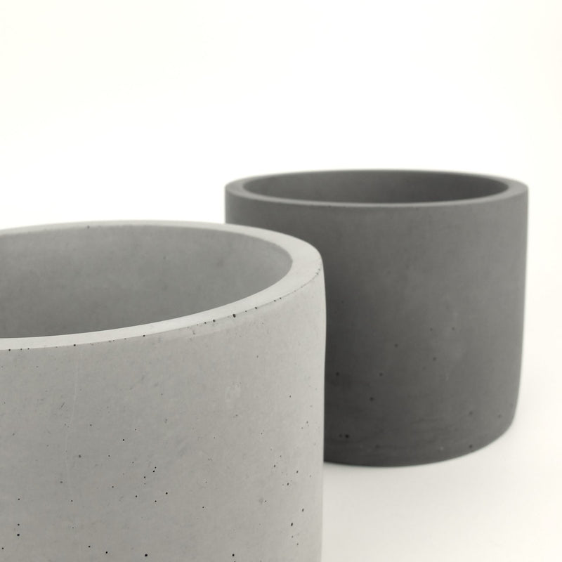 Betongefäß „Fuego“ Wasserdicht Innen & Außen 15×15×12 cm Grau Anthrazit — Ansicht 2