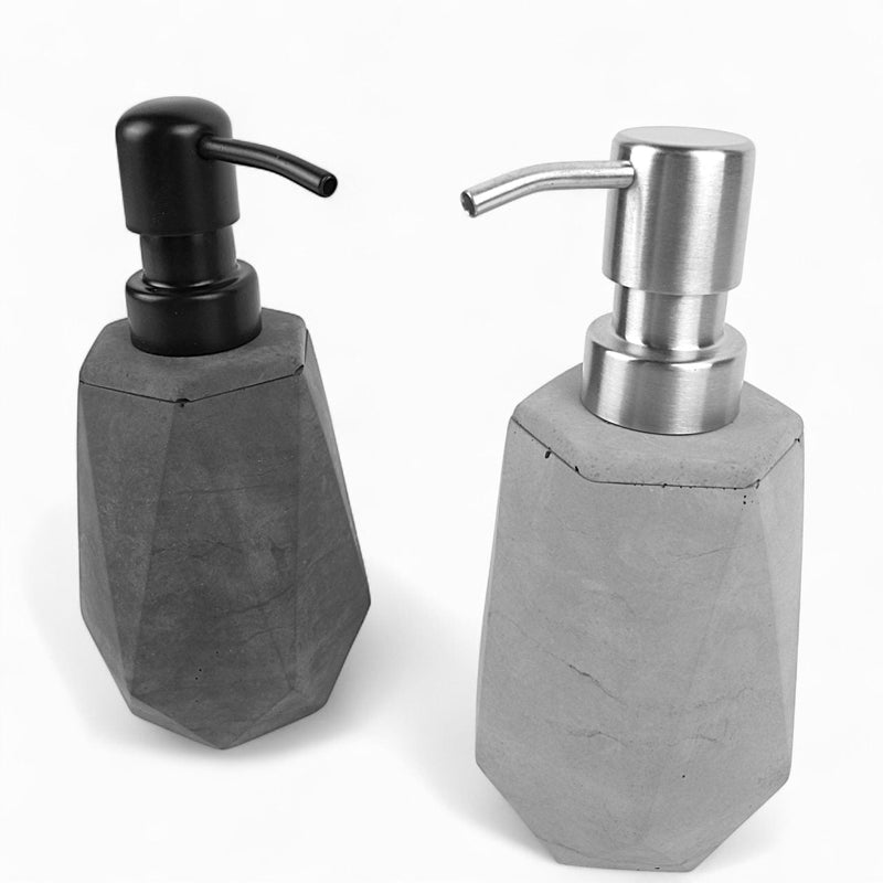 Ziepii Seifenspender aus Beton – Edelstahlkopf, 140 ml — Ansicht 2