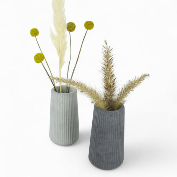 Jarra Vase aus Beton – Wasserdicht, Minimalistisch, Grau oder Anthrazit