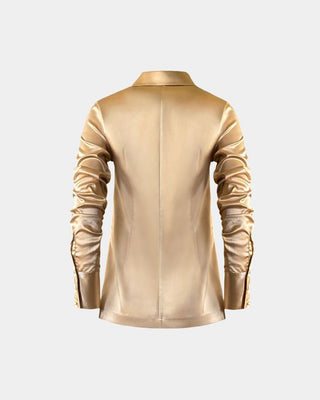 Bluse Sustainable Fabric Faiza – Slim Fit | Recyceltes Polyester | Fair gefertigt