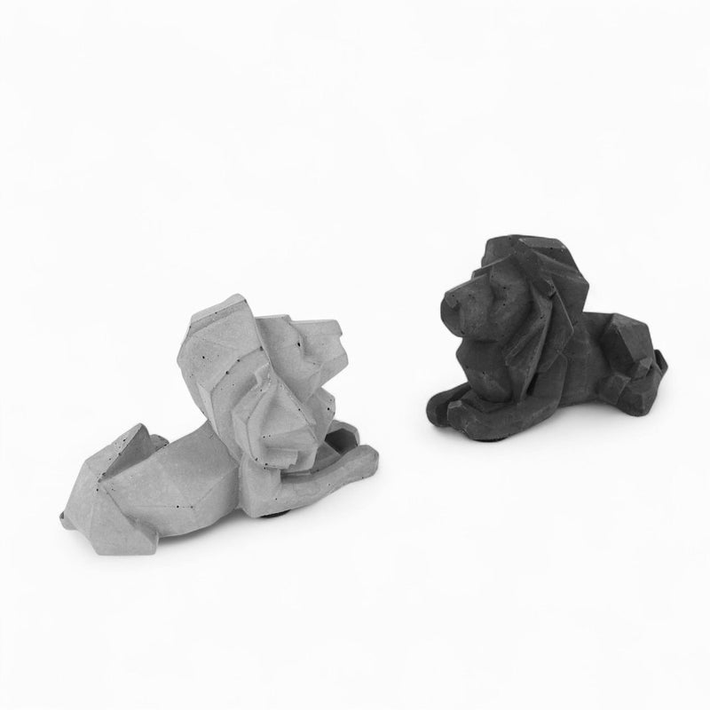 Lion Löwe made of Concrete – Architectural Design — Ansicht 2