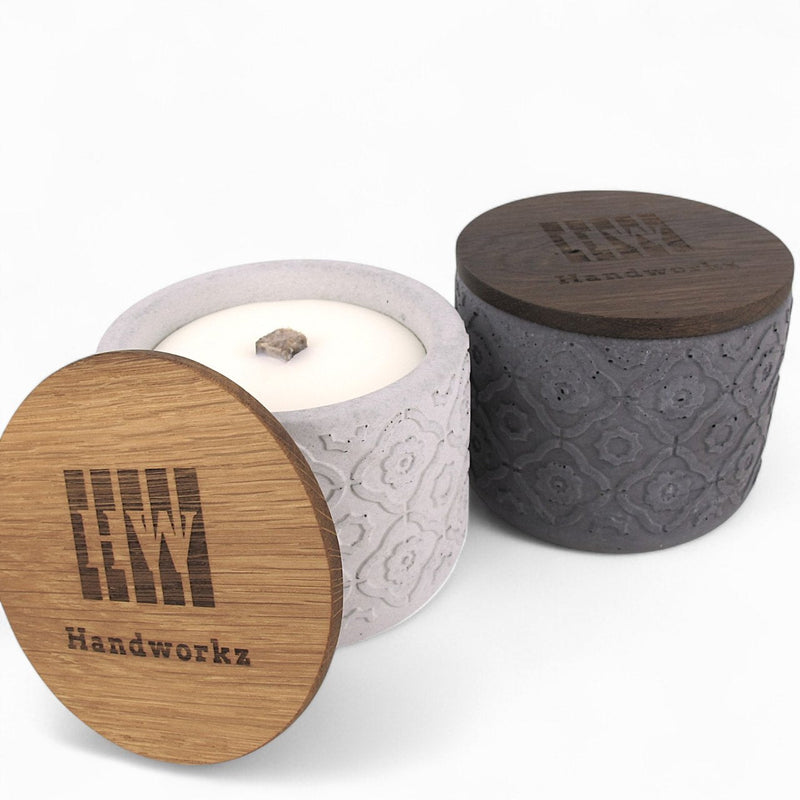 Wax Eater Tin Ø10cm made of Concrete – Minimalist & Sustainable — Ansicht 1