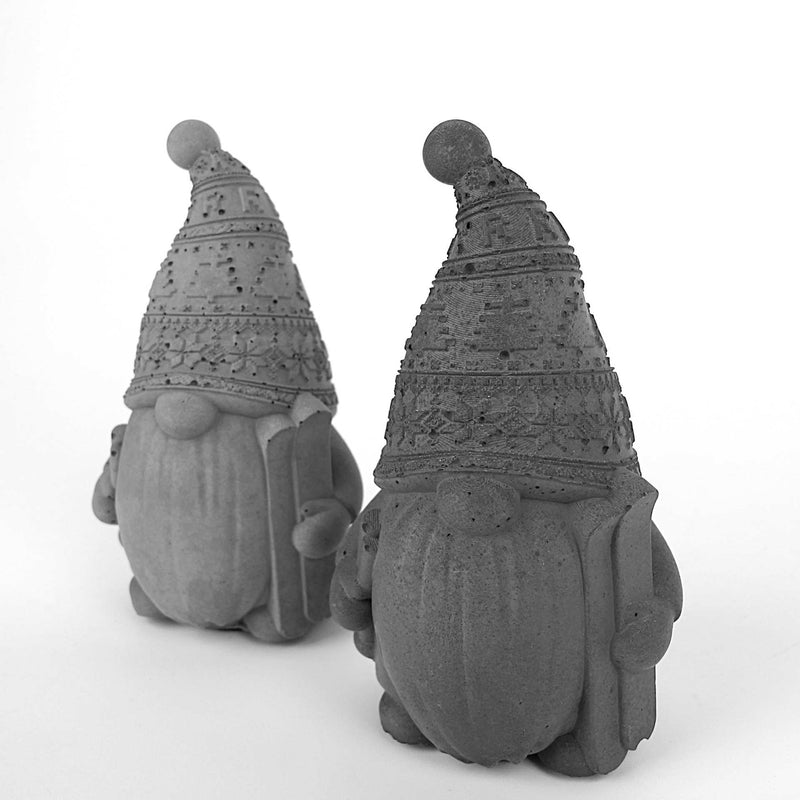 Concrete Gnome Rudi – Handmade, Anthracite & Grey — Ansicht 2