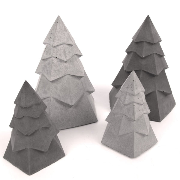 Kuusi Concrete Christmas Tree – Modern Decoration in Grey & Anthracite
