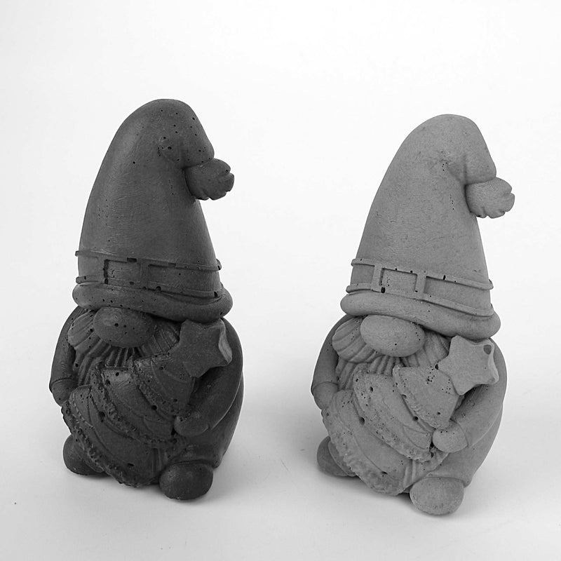 Knut the Concrete Gnome – Handmade, Grey or Anthracite — Ansicht 2