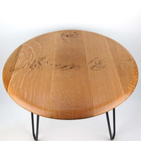 Couchtisch Rocaro Wine & Barrels Weinfassdeckel Ø53cm Handgefertigt Eichenholz — Ansicht 2