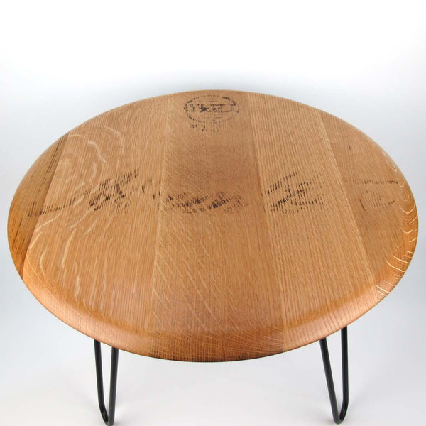Couchtisch Rocaro Wine & Barrels Weinfassdeckel Ø53cm Handgefertigt Eichenholz