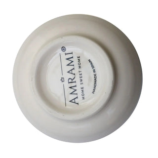 AMRAMI® Ceramic Grater with Brush | Handmade | Garlic &amp; Ginger Grater | Mediterranean Design