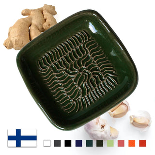 ANCKERAMIC® ORIGINAL Keramikreibe | Handarbeit aus Finnland | Knoblauch, Ingwer, Muskat