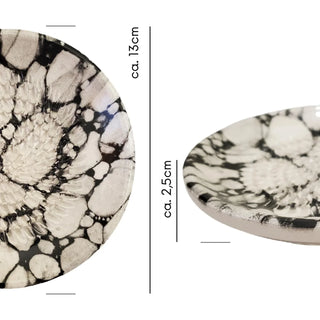 AMRAMI® Ceramic Grater with Brush | Handmade | Garlic &amp; Ginger Grater | Mediterranean Design