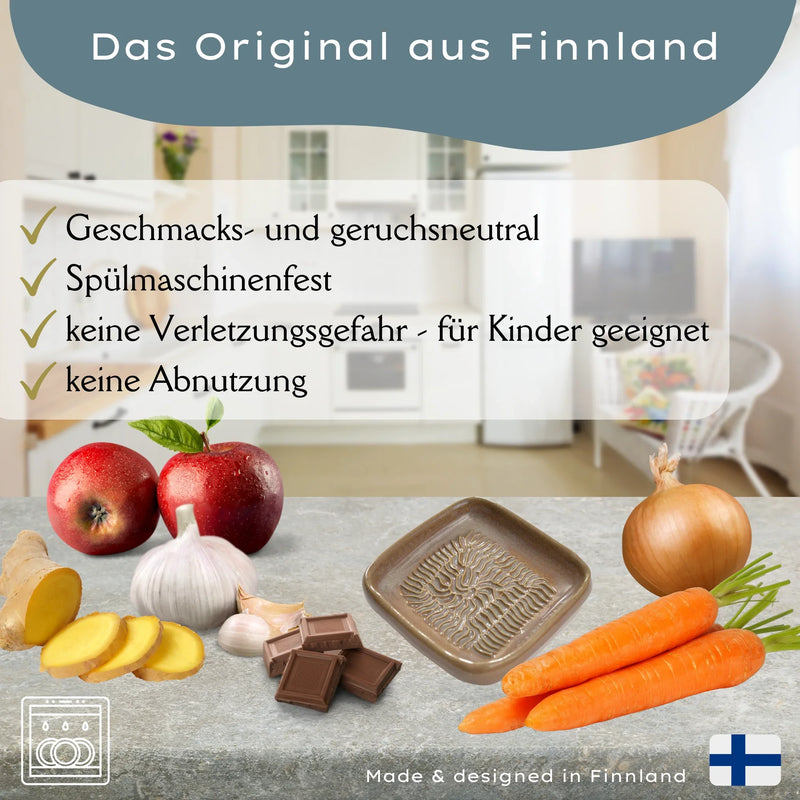 ANCKERAMIC® ORIGINAL Ceramic Grater Finland – Handmade Garlic Ginger Nutmeg — Ansicht 21