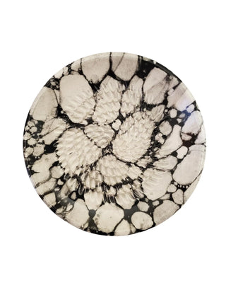 AMRAMI® Ceramic Grater with Brush | Handmade | Garlic &amp; Ginger Grater | Mediterranean Design