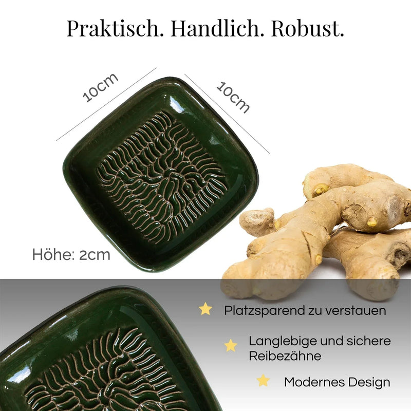 ANCKERAMIC® ORIGINAL Ceramic Grater Finland – Handmade Garlic Ginger Nutmeg — Ansicht 5