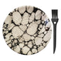 AMRAMI® Ceramic Grater Plate with Brush | Handmade | Garlic & Ginger