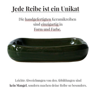 ANCKERAMIC® ORIGINAL Keramikreibe | Handarbeit aus Finnland | Knoblauch, Ingwer, Muskat