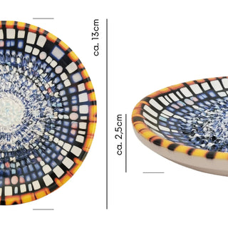 AMRAMI® Ceramic Grater with Brush | Handmade | Garlic &amp; Ginger Grater | Mediterranean Design