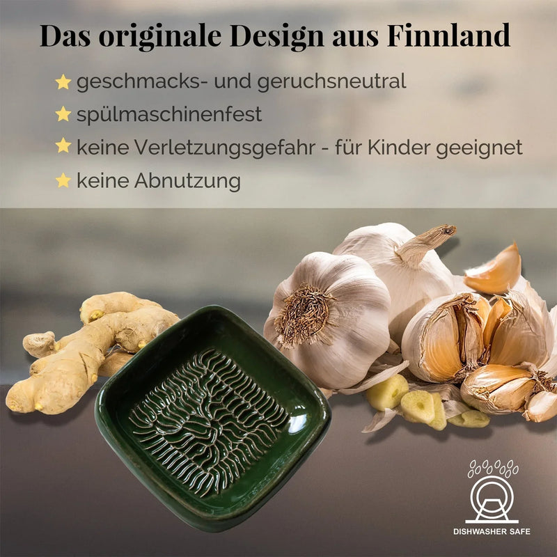 ANCKERAMIC® ORIGINAL Ceramic Grater Finland – Handmade Garlic Ginger Nutmeg — Ansicht 7