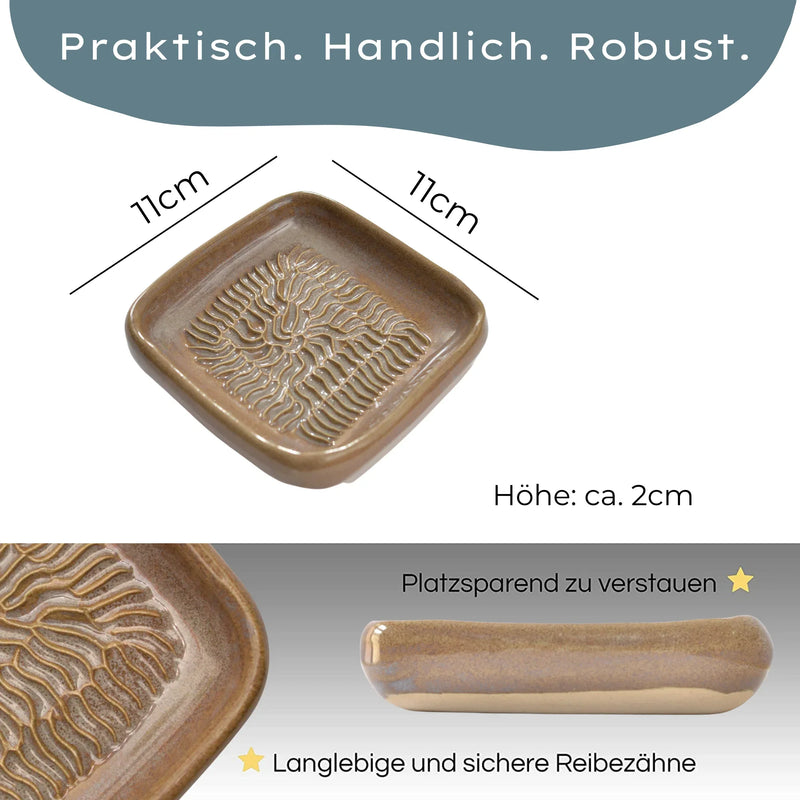 ANCKERAMIC® ORIGINAL Ceramic Grater Finland – Handmade Garlic Ginger Nutmeg — Ansicht 19