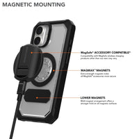 Crystal Clear Protective iPhone 16 Plus Case with MagSafe Compatibility — Ansicht 3