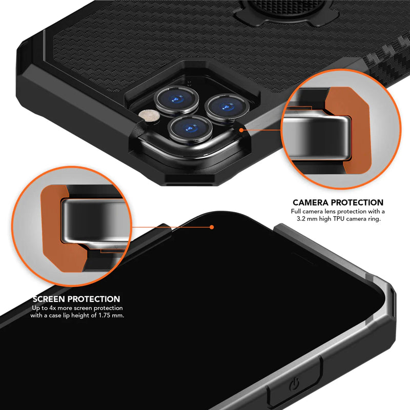 Rokform iPhone 12 Pro Max Rugged Case Military-Grade Magnetic Mountable Protection — Ansicht 7