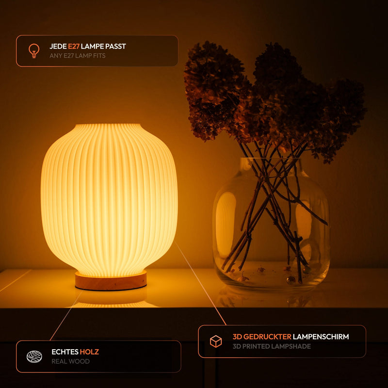 Puro Lamp - 3D-Printed Table Lamp Made from Recycled Bioplastic — Ansicht 2