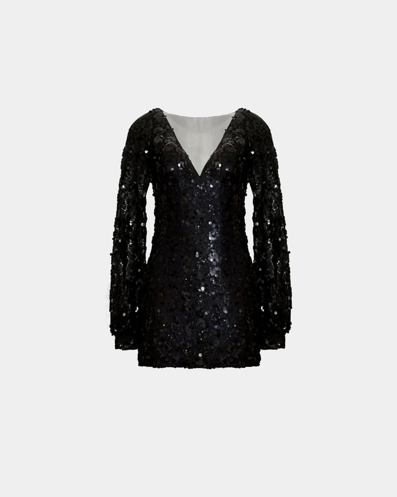 Classic Sequin Couture Dress – Recycled | Mini | ALINE CELI — Aline CELI