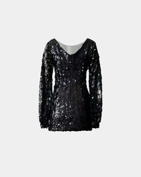 Classic Sequin Couture Dress – Recycled | Mini | ALINE CELI — Ansicht 2