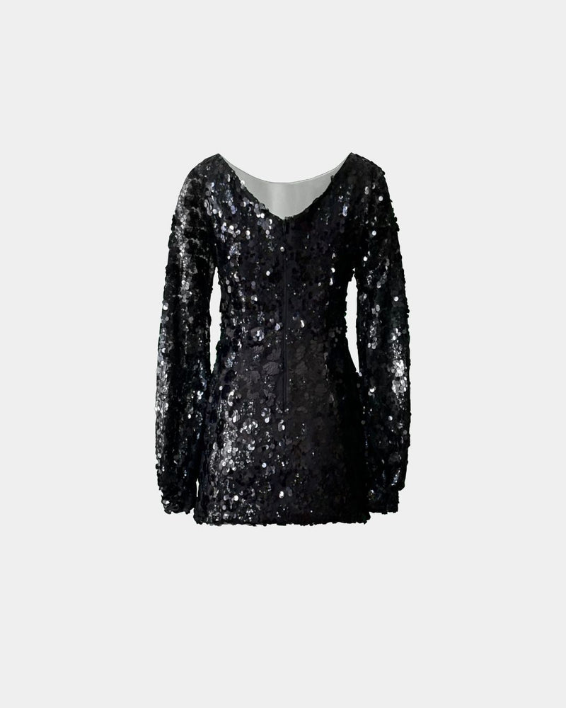 Classic Sequin Couture Dress – Recycled | Mini | ALINE CELI — Ansicht 2