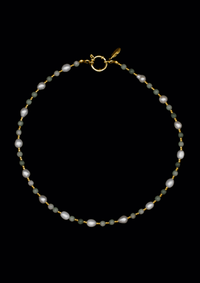Gina Pearl Necklace – Natural Pearls Handmade, 41–45 cm — Ansicht 2