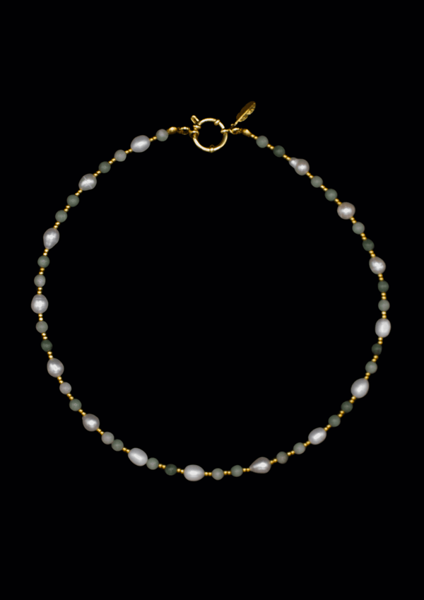 Gina Pearl Necklace – Natural Pearls Handmade, 41–45 cm