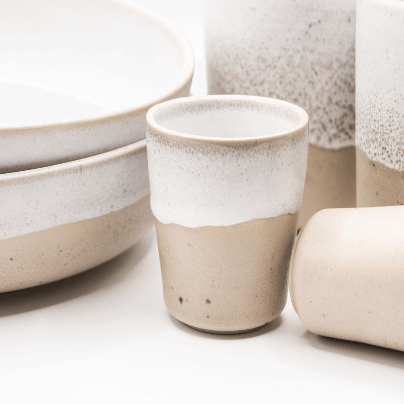 Espresso Mug Aalina – handmade stoneware, matt & robust — Ansicht 5