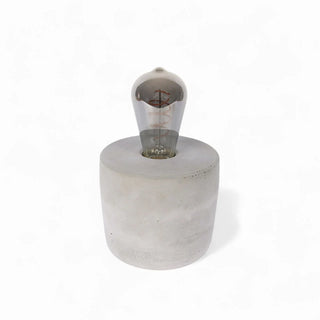 Strokka | Tischlampe Ø14cm aus Beton – Modern | Minimalistisch | Langlebig