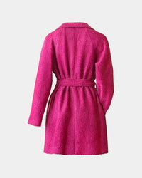 Coat Noeli A-line wool-blend sustainable | Aline CELI — Ansicht 3