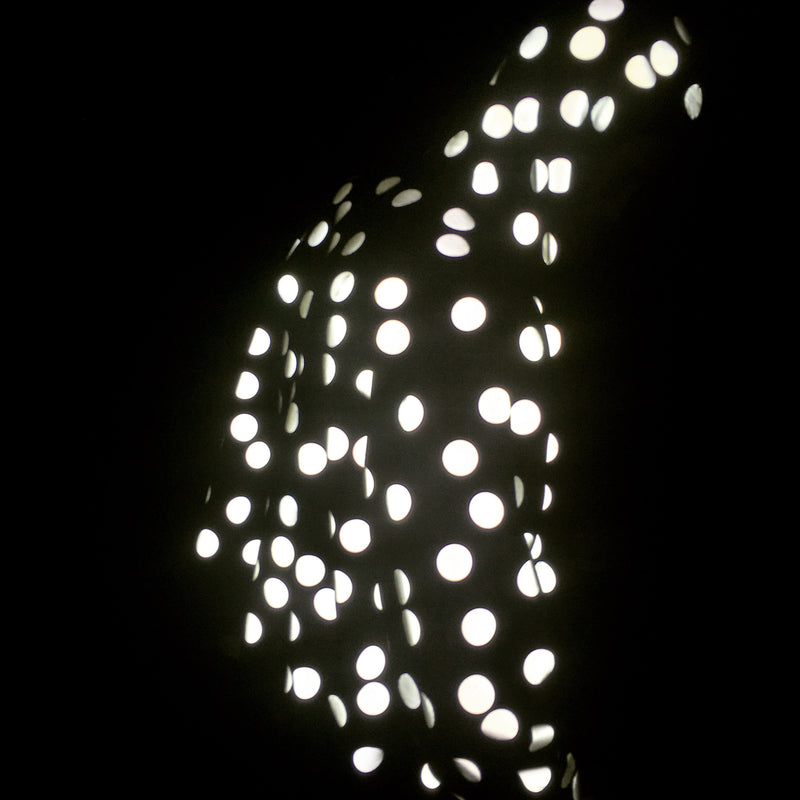 Full Points Reflective Zip Jacket – Reflective Dots Unisex Hoodie — Ansicht 4