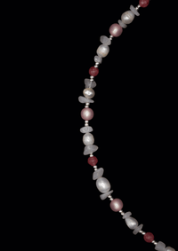 Samira Pearl Necklace – Handmade Natural Pearls Customizable — Ansicht 1