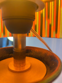 Seltene Uebelacker Vasenlampe – Keramik Tischlampe 1960er/70er — Ansicht 8