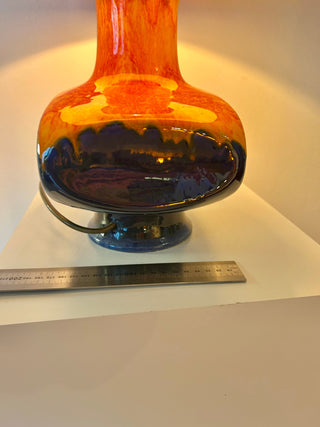 Pop Art Lampe PAN Keramik mit Space Age Schirm
