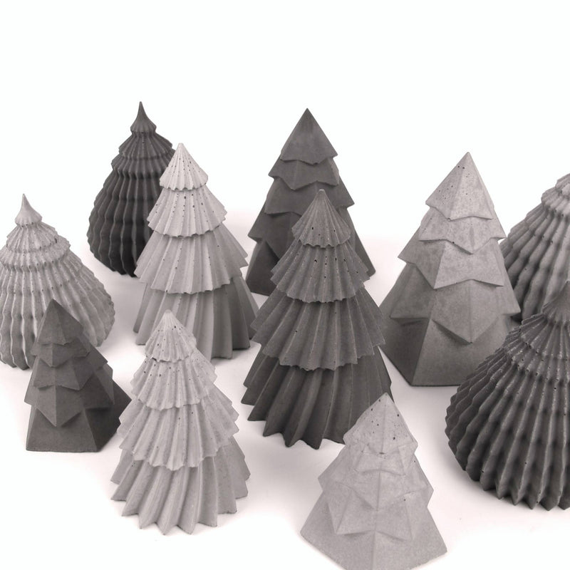 Kuusi Concrete Christmas Tree – Modern Decoration in Grey & Anthracite — Ansicht 3