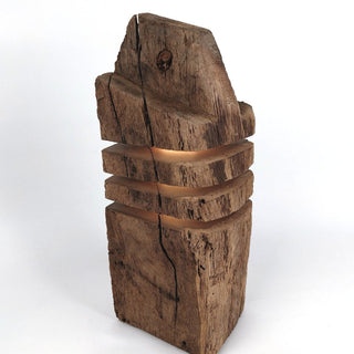 Torn 7 Stehlampe – Designerstück | recyceltes Holz | handgefertigt