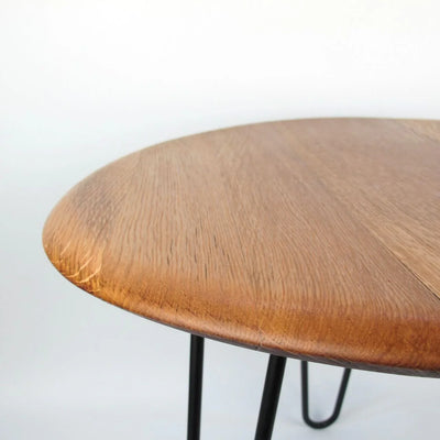 Handmade Wine Barrel Lid Coffee Table Ø54cm – Rustic & Modern