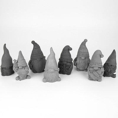 Knut the Concrete Gnome – Handmade, Grey or Anthracite