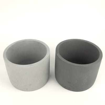 Betongefäß „Fuego“ Wasserdicht Innen & Außen 15×15×12 cm Grau Anthrazit